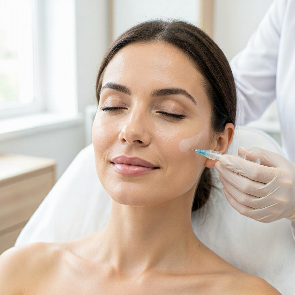 A natural Hyaluronic acid (HA) filler treatment