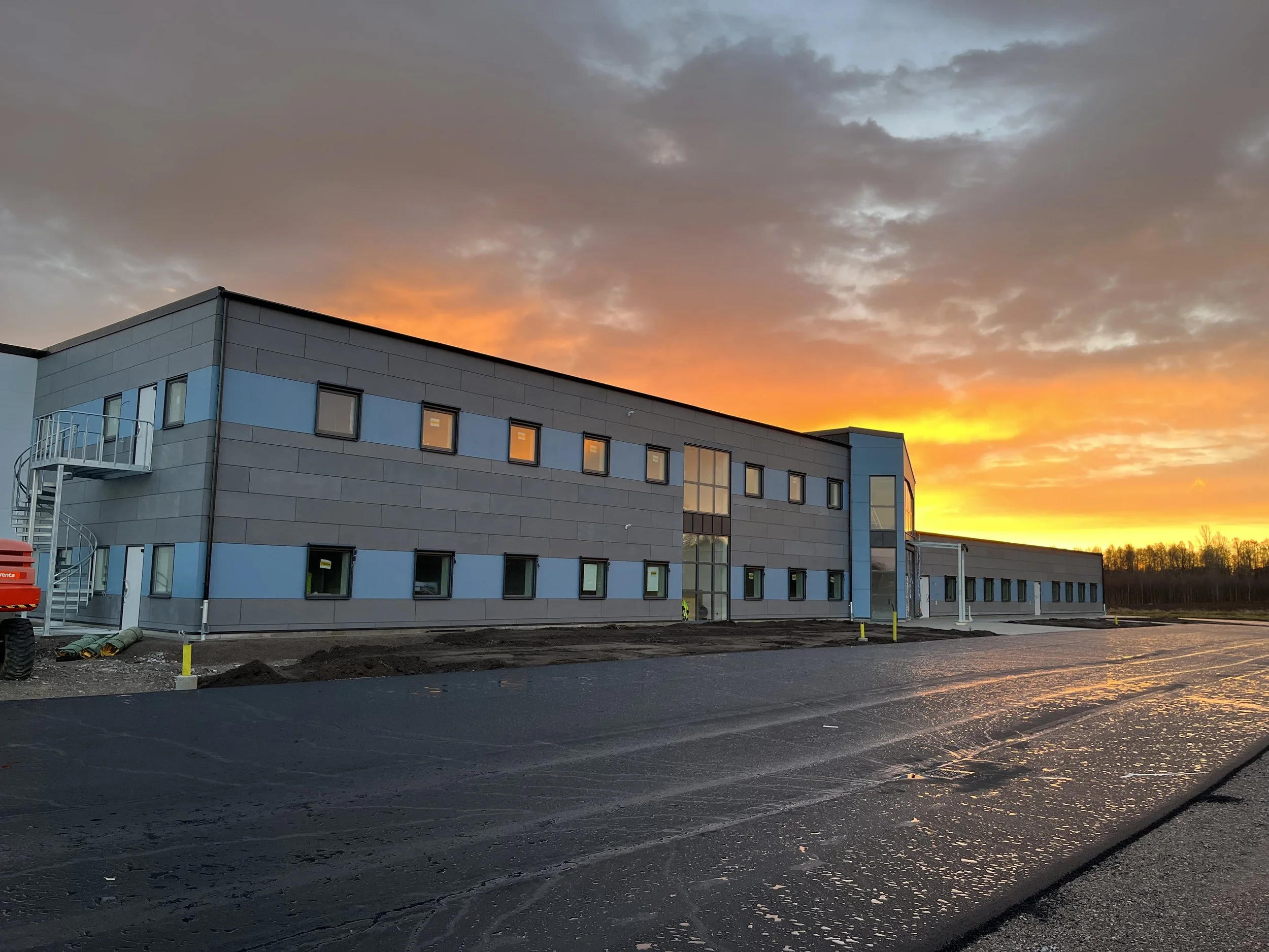 SVAB, Åsbro - Nybyggnation industribyggnad