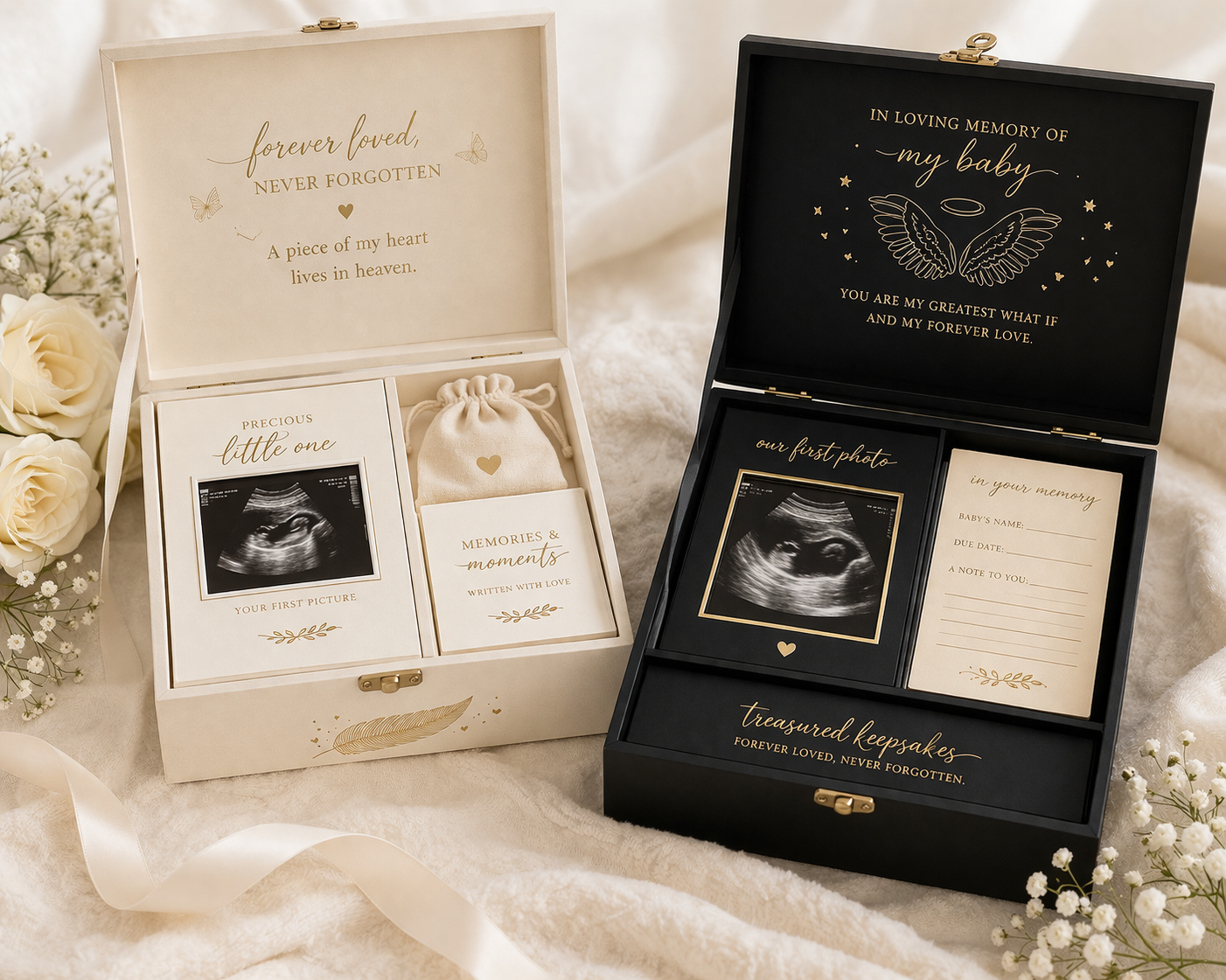 Exquisite Baby Memory Keepsake Box