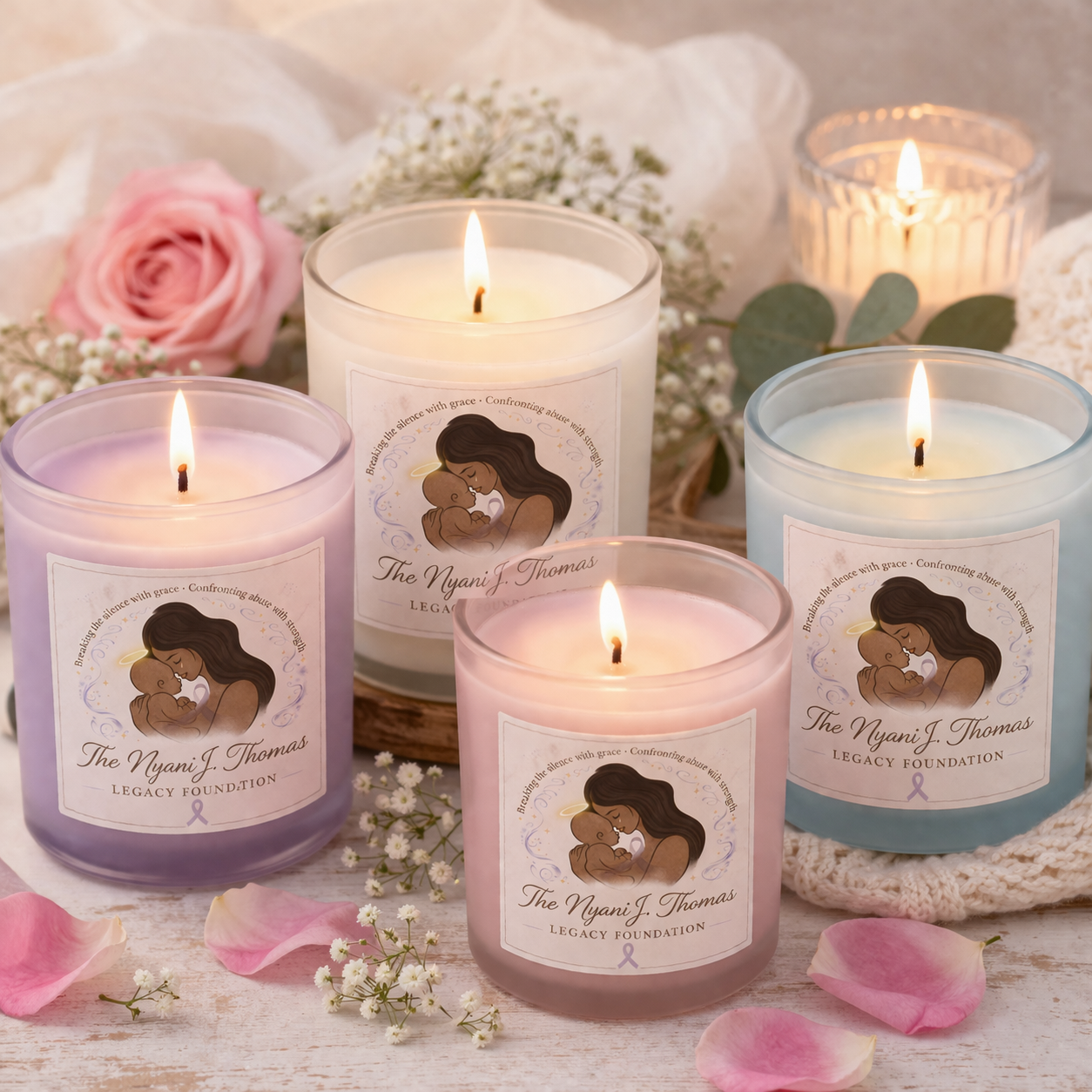 Serenity Support Fragrance Candle Collection