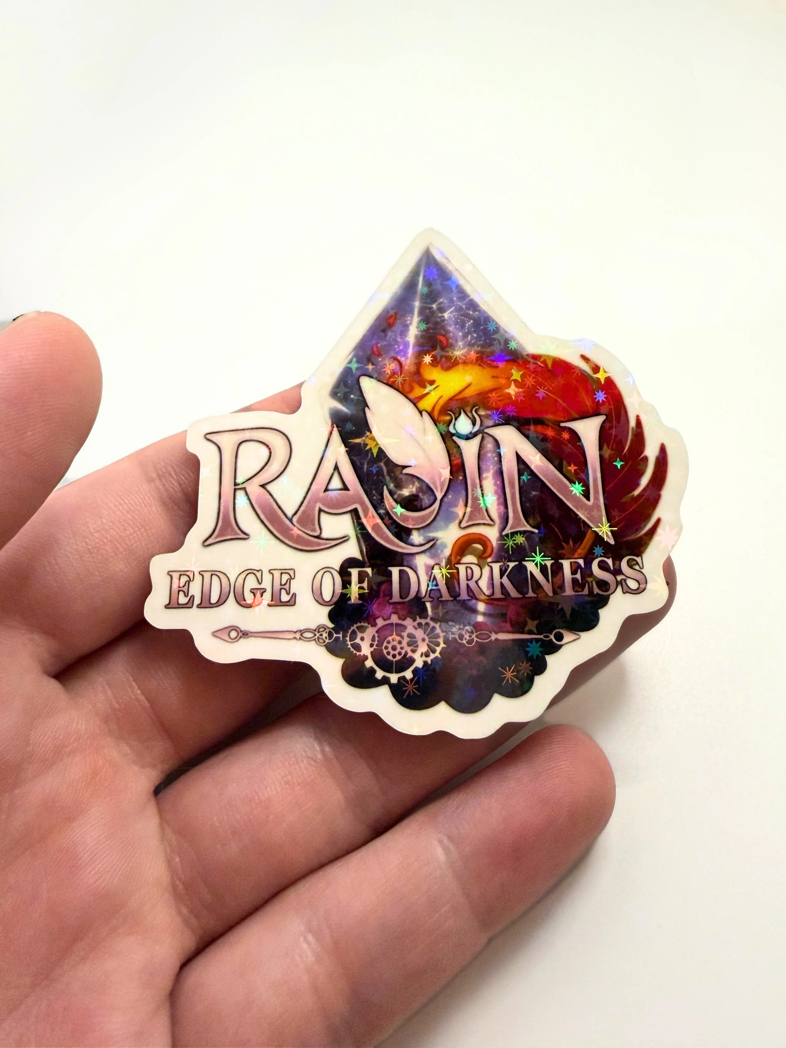Rajin Edge of Darkness Holographic Sticker