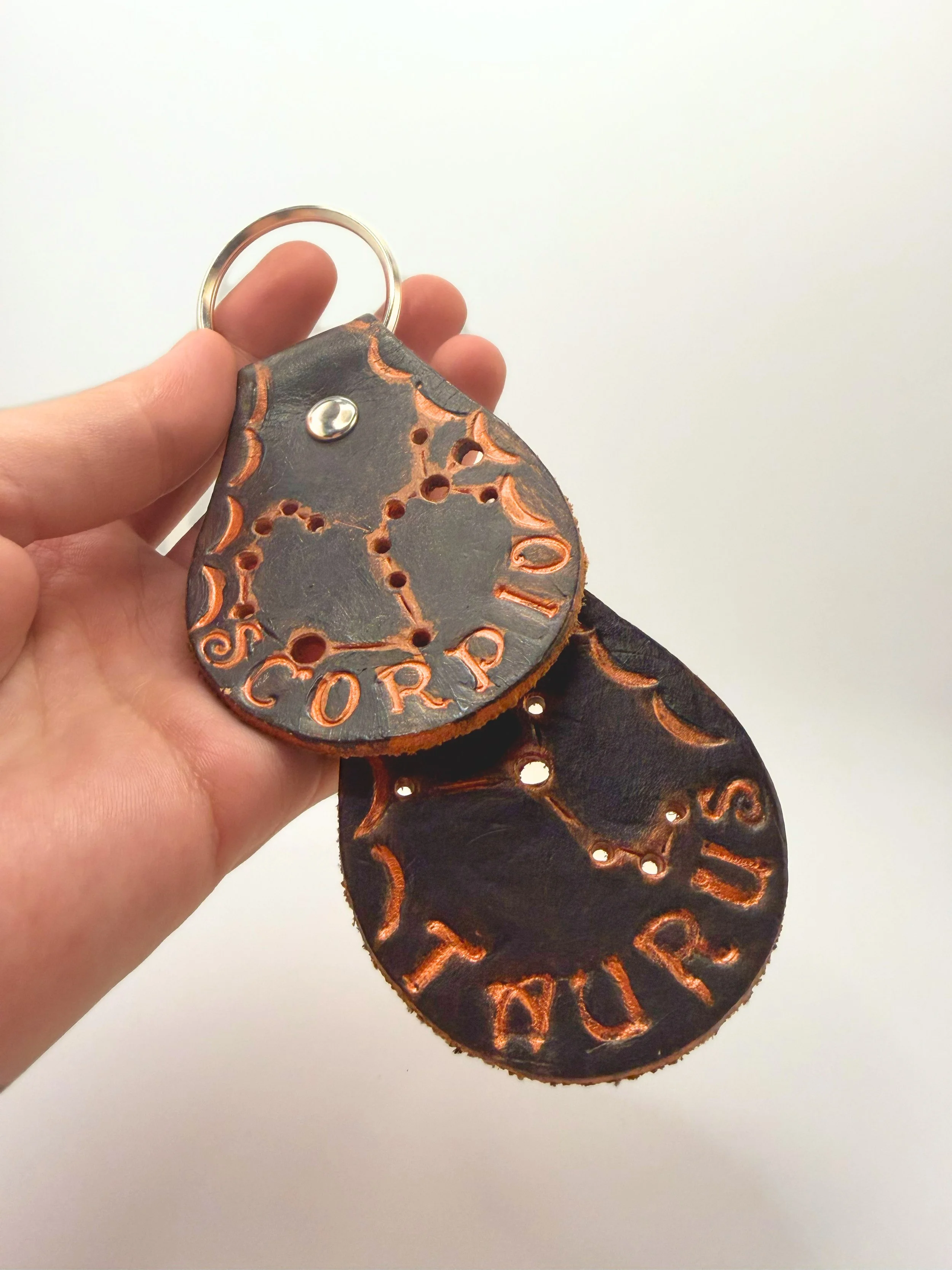 Handmade Leather Keychain