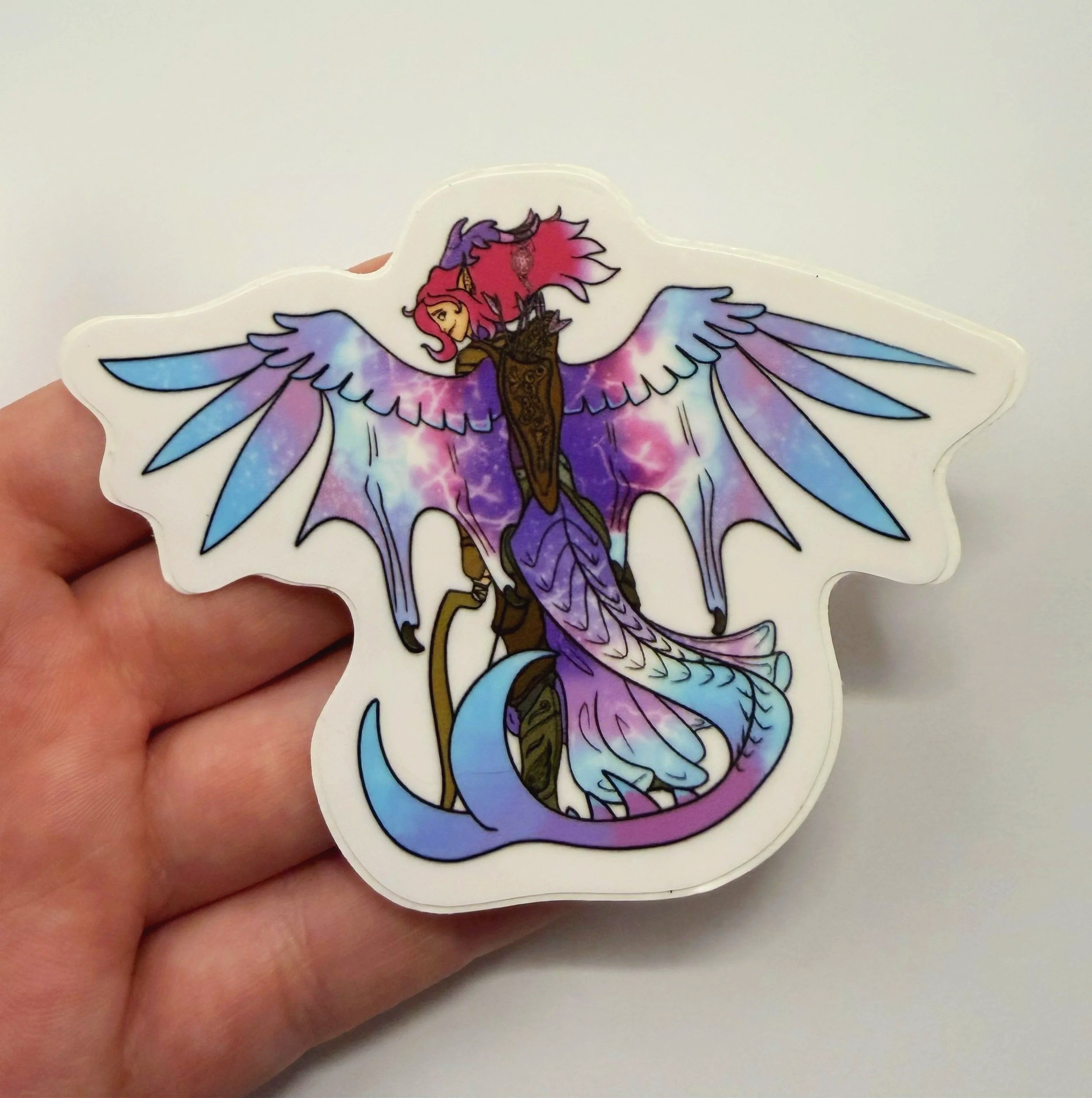 2.5 inch sticker - Dragon Girl