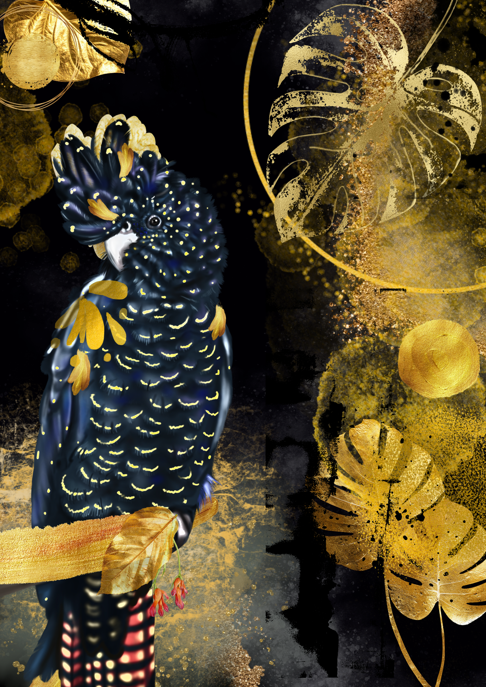 Black and Gold - The Last Unicorn.png