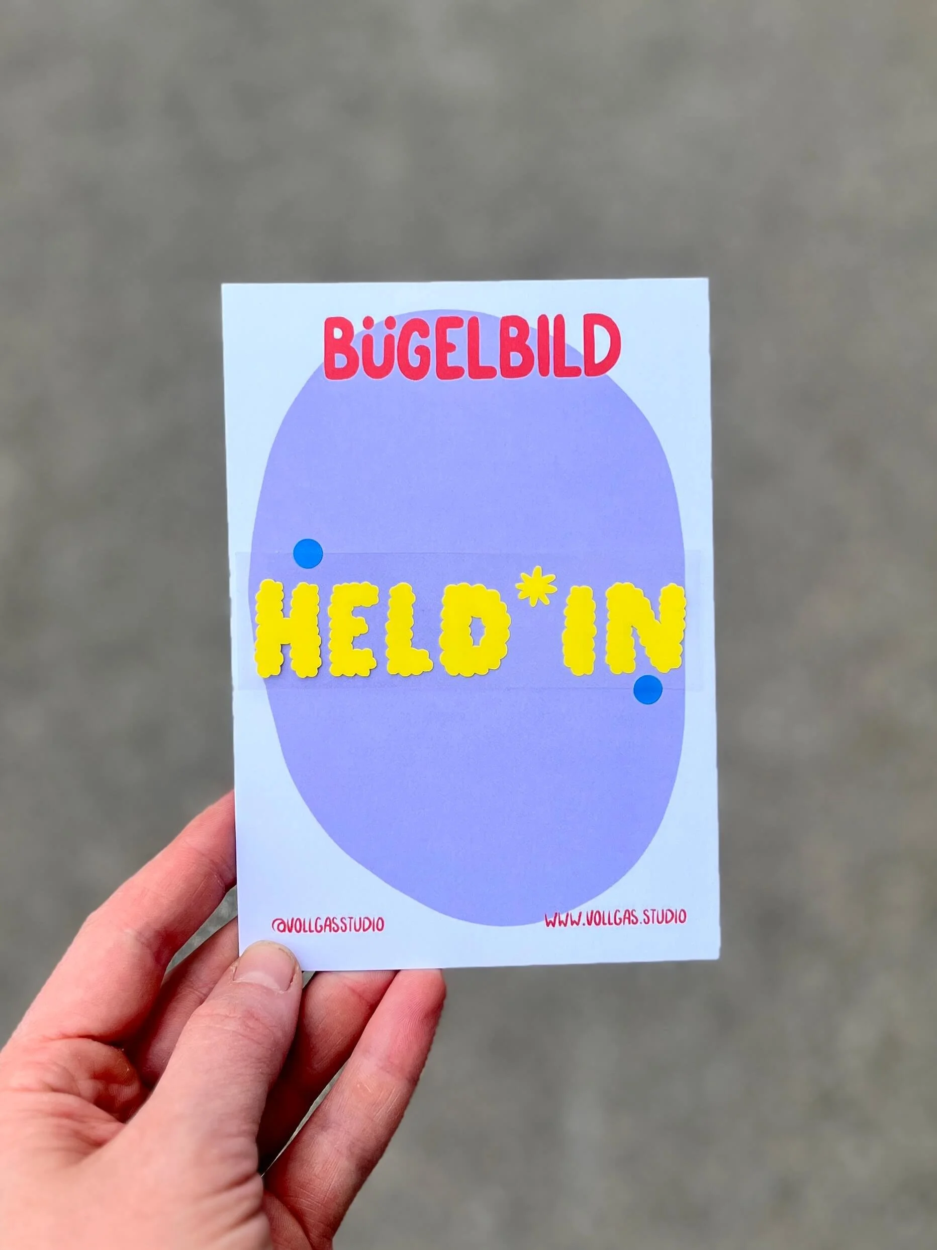 Held*in | Bügelbild