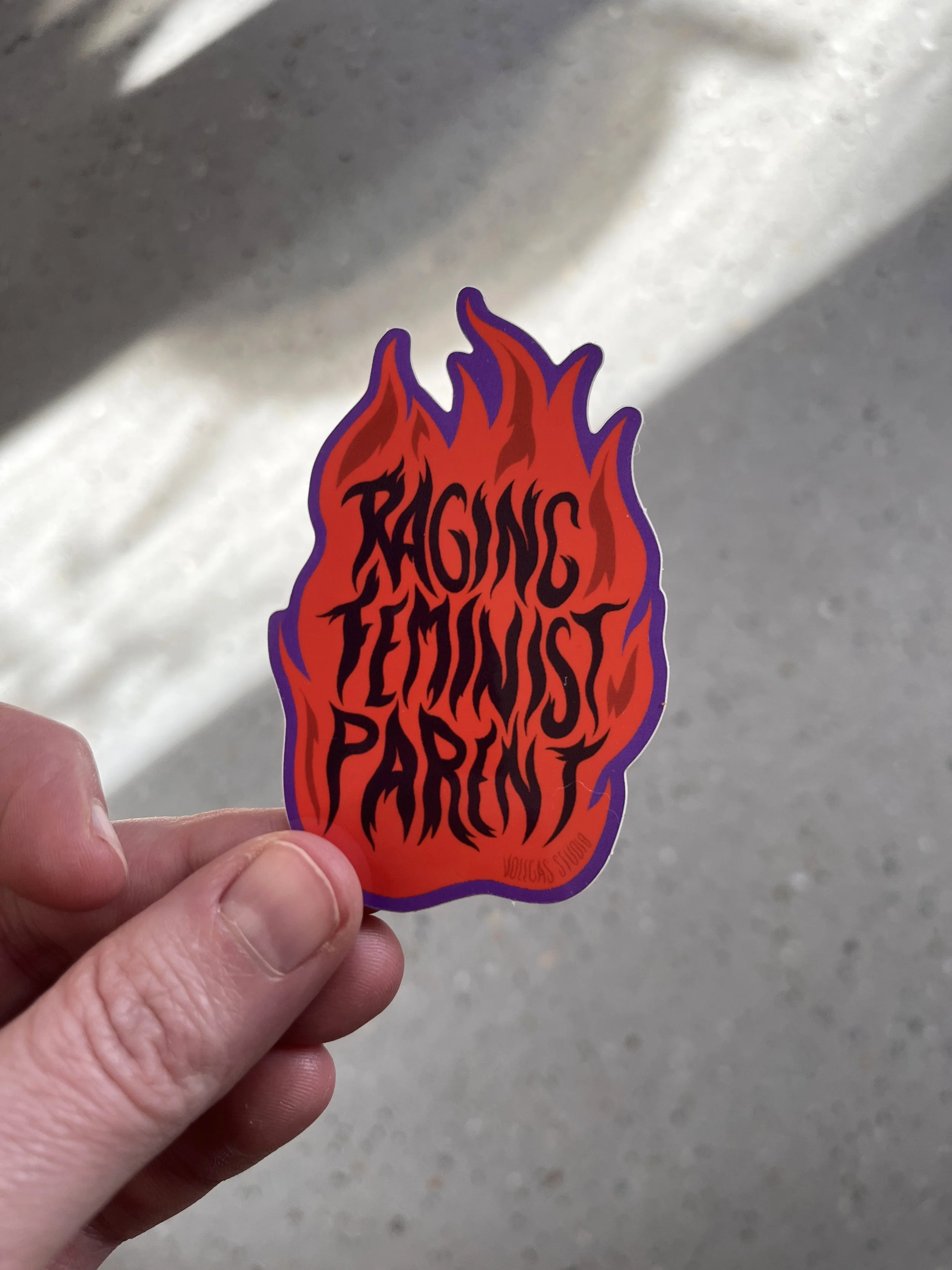 Raging feminist Parent | Vinyl Sticker