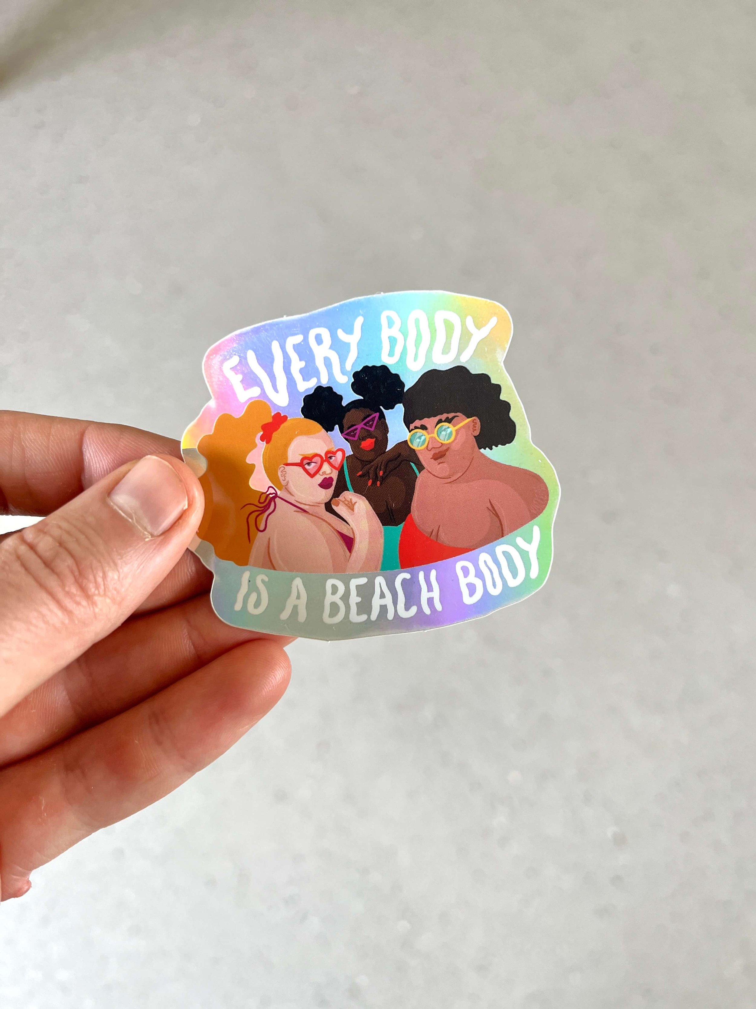 Beach Body | Holo Sticker