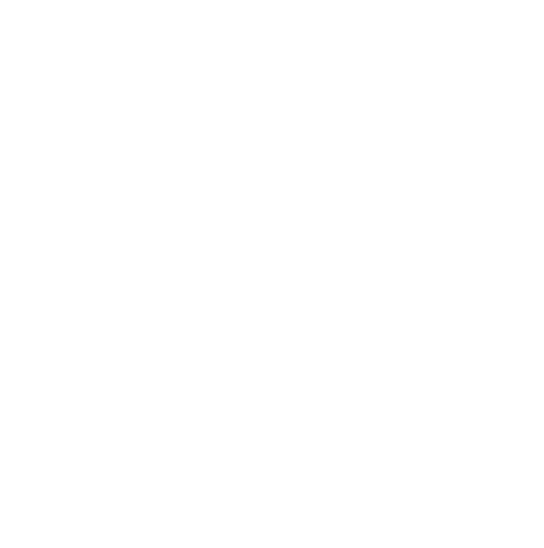 Schwarz-weißer stilisierter Text 'You' mit dekorativen Elementen