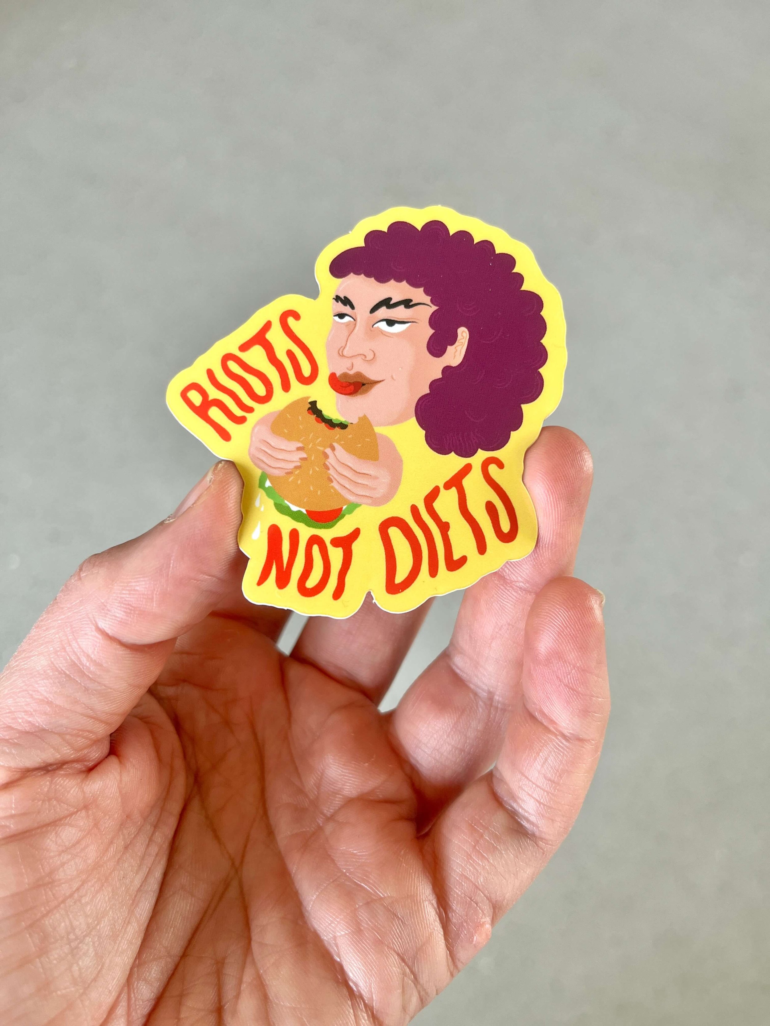 Riots not Diets | Vinyl Sticker