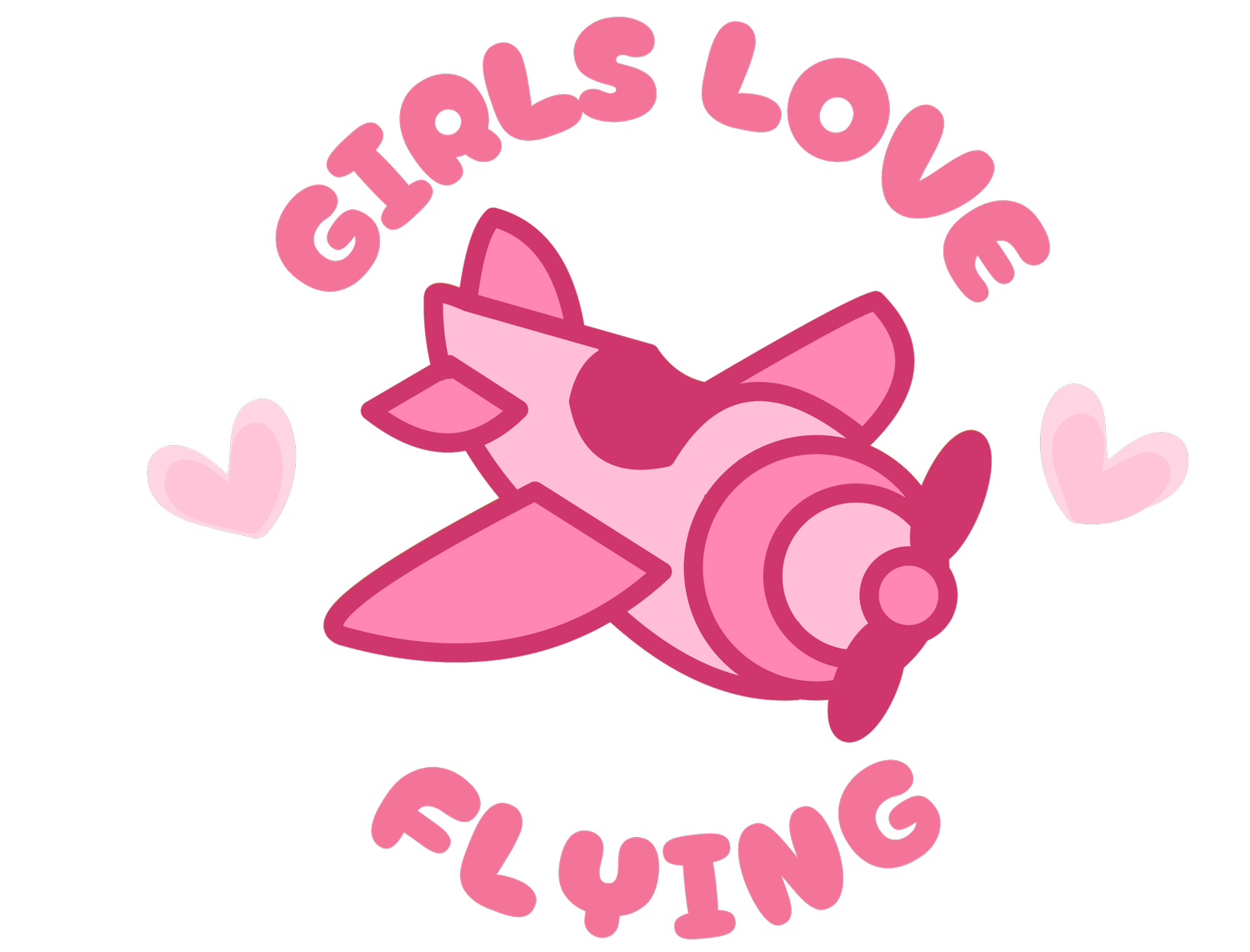 Girls love flying