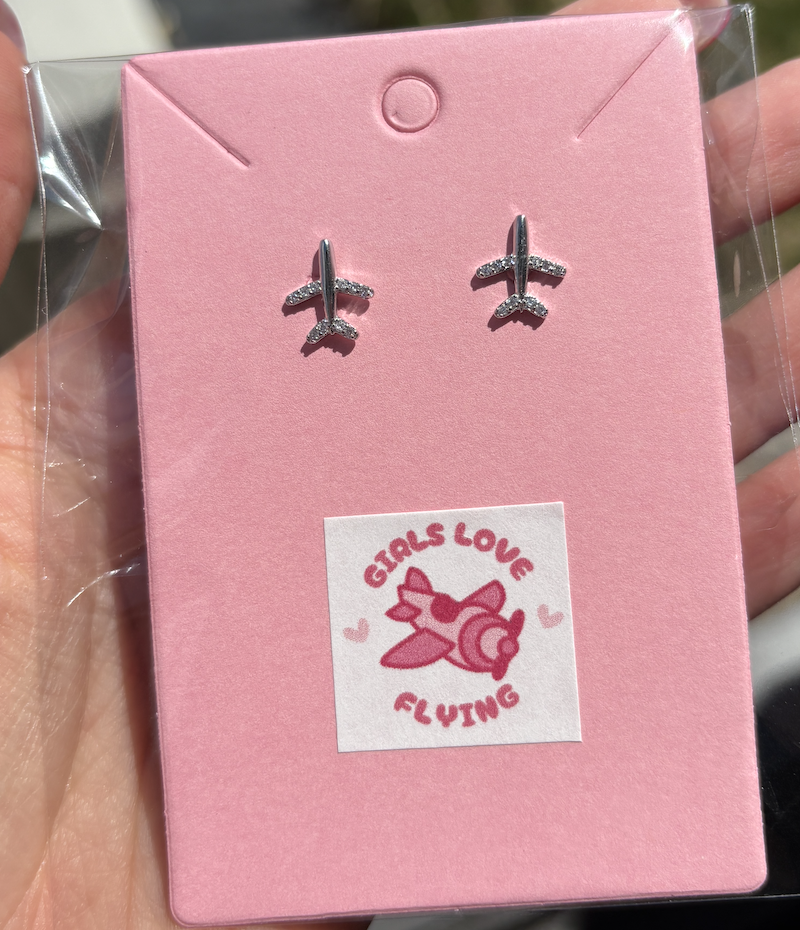 Airplane Earrings