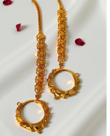 Big Size Marwadi Earring with Optional Chain