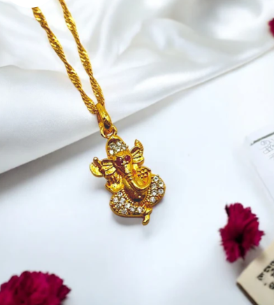 Ganesh Mini Pendant with chain
