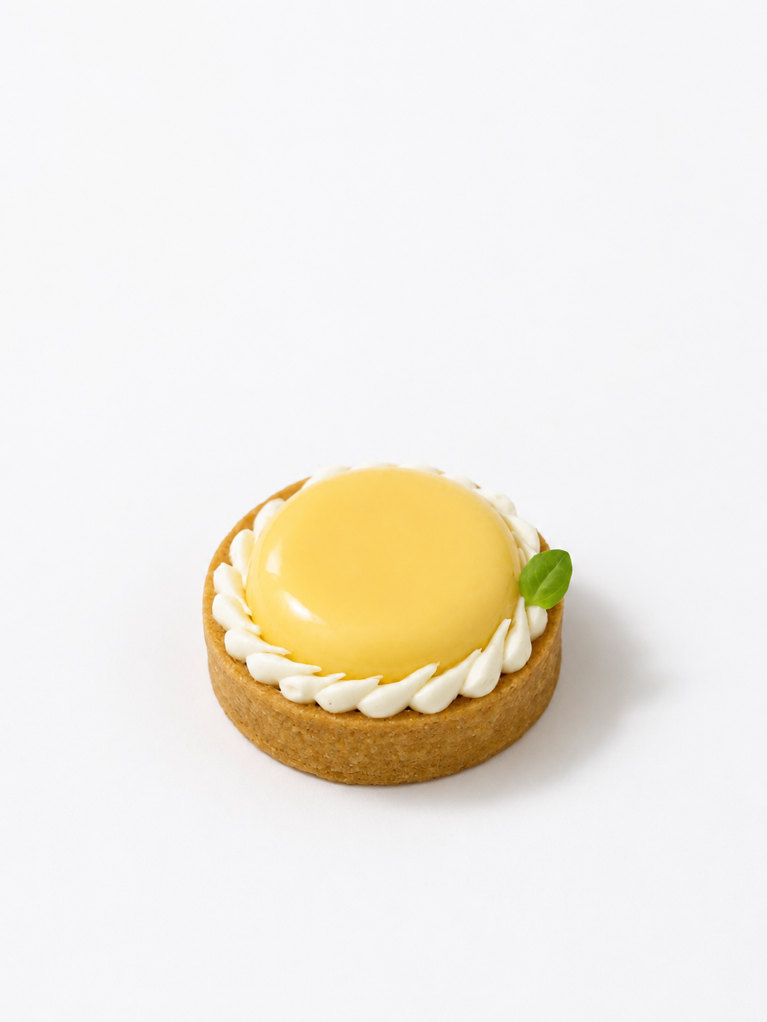 Lemon and  Basil Tart