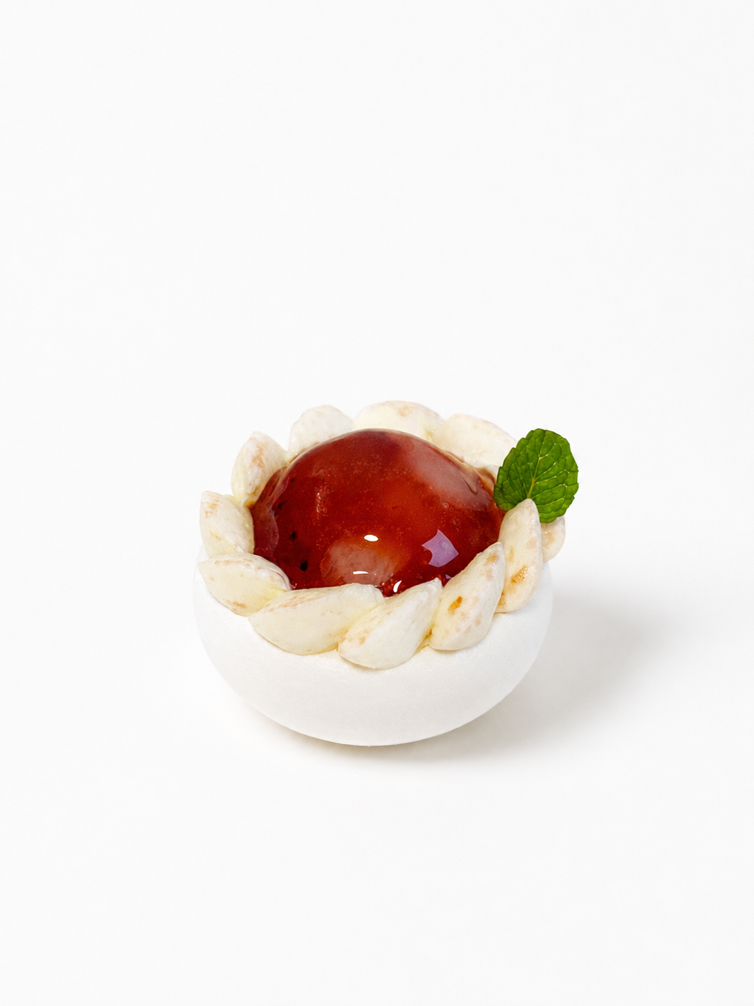 Strawberry lychee Pavlova