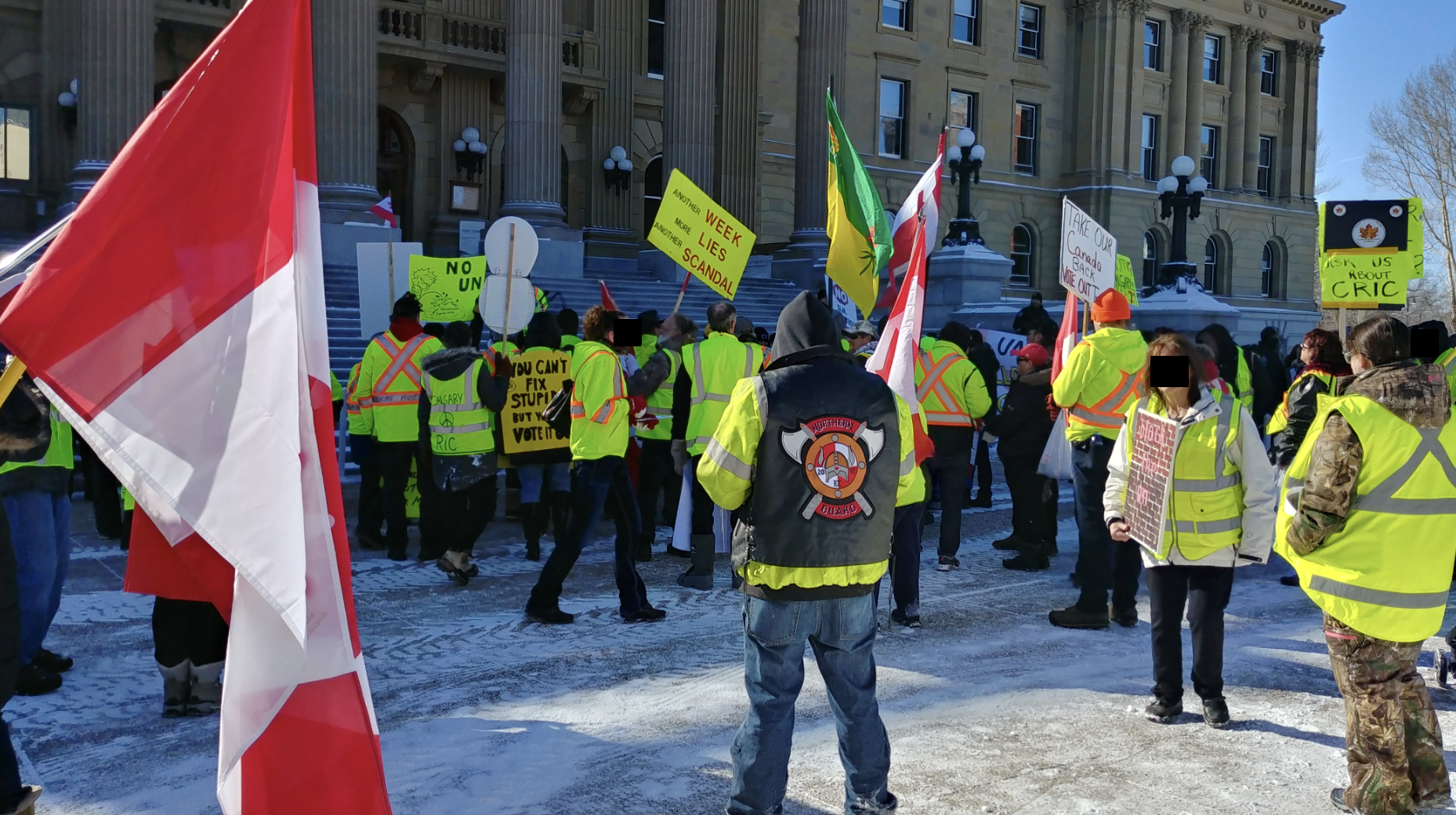 Yellow Vests protest, Alberta I