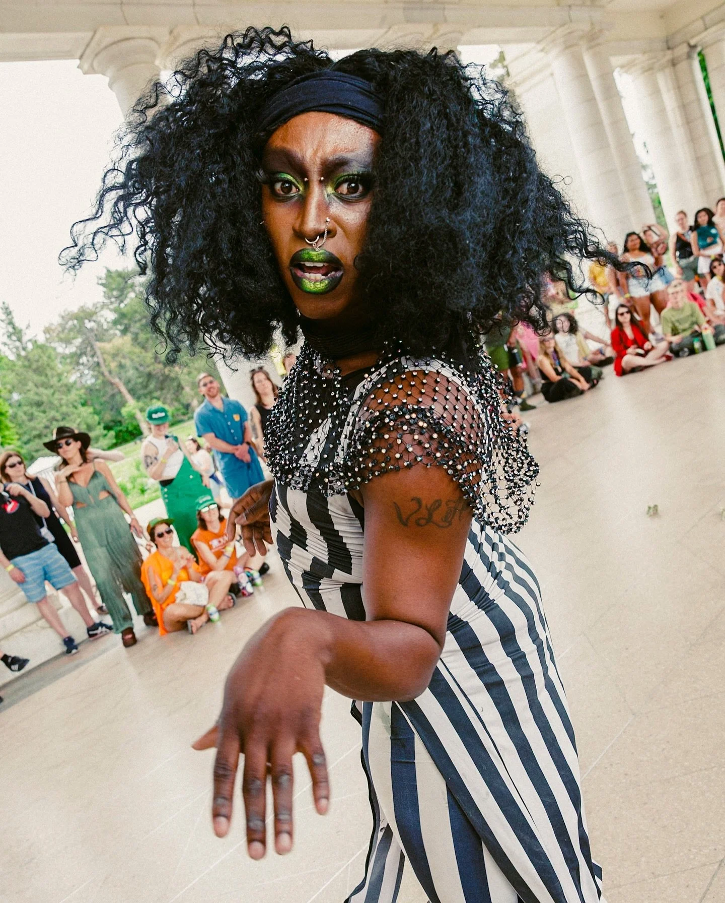 Still recovering from Pride month. This community is so bright and beautiful and unique! Show grateful for @thesapphicsocialclub for bringing us together and for y&rsquo;all for showing up as your bright, beautiful, authentic selves! When you do, it 