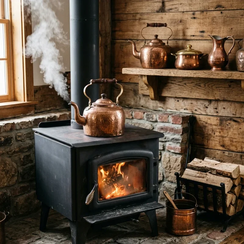 Wood Stove Humidifier Ideas