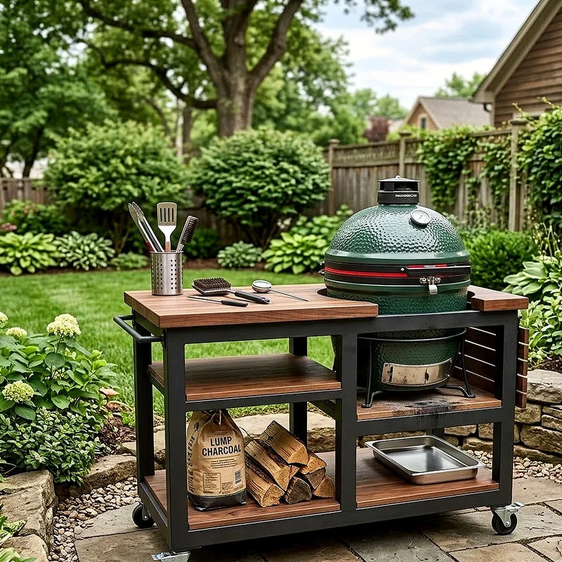 Kamado Outdoor Kitchen Ideas
