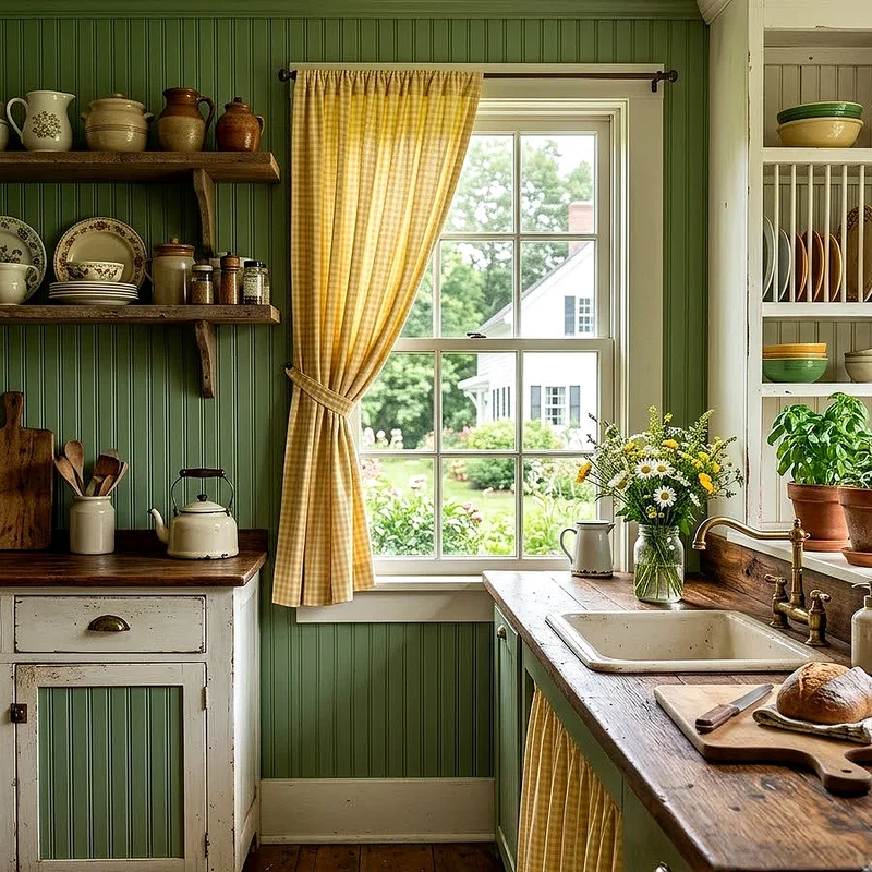 Green and Yellow Kitchen Ideas