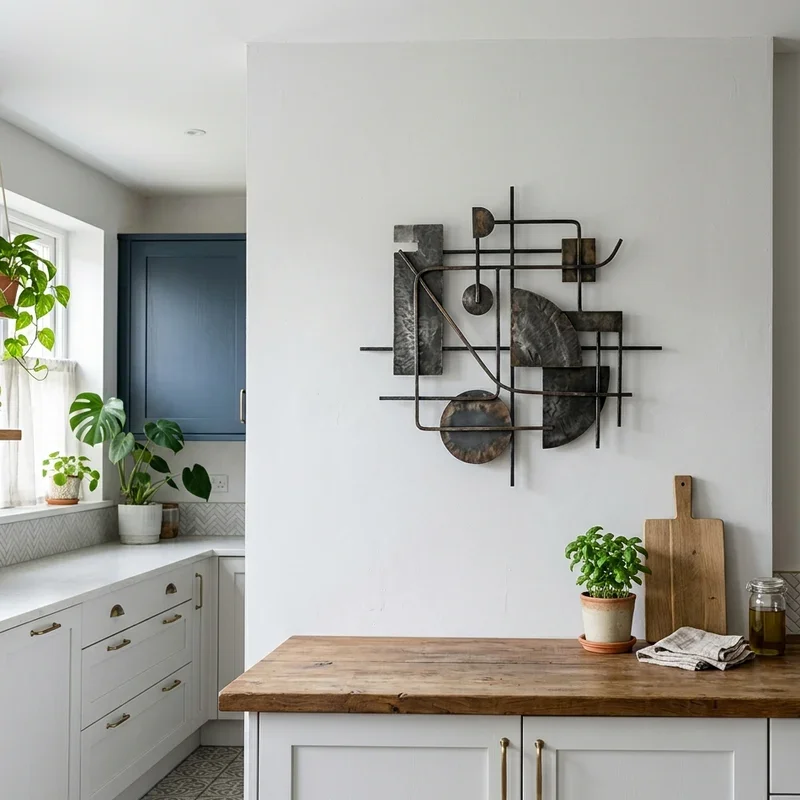 Blank Wall in Kitchen Ideas