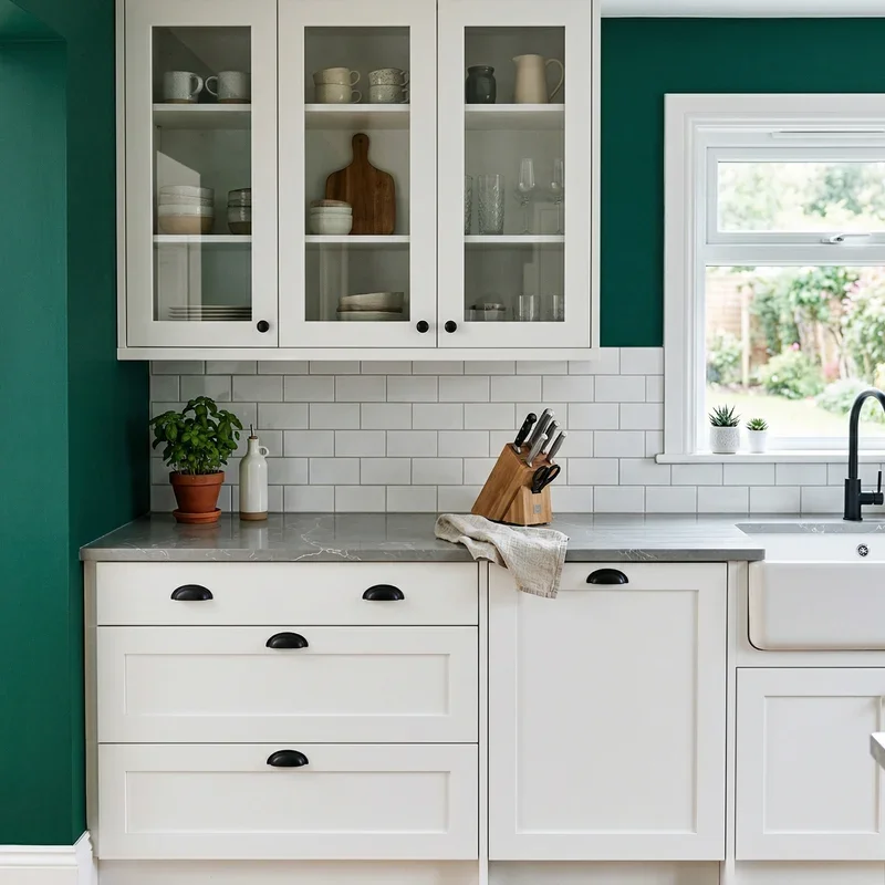 Kitchen Wall Color Ideas with White Cabinets