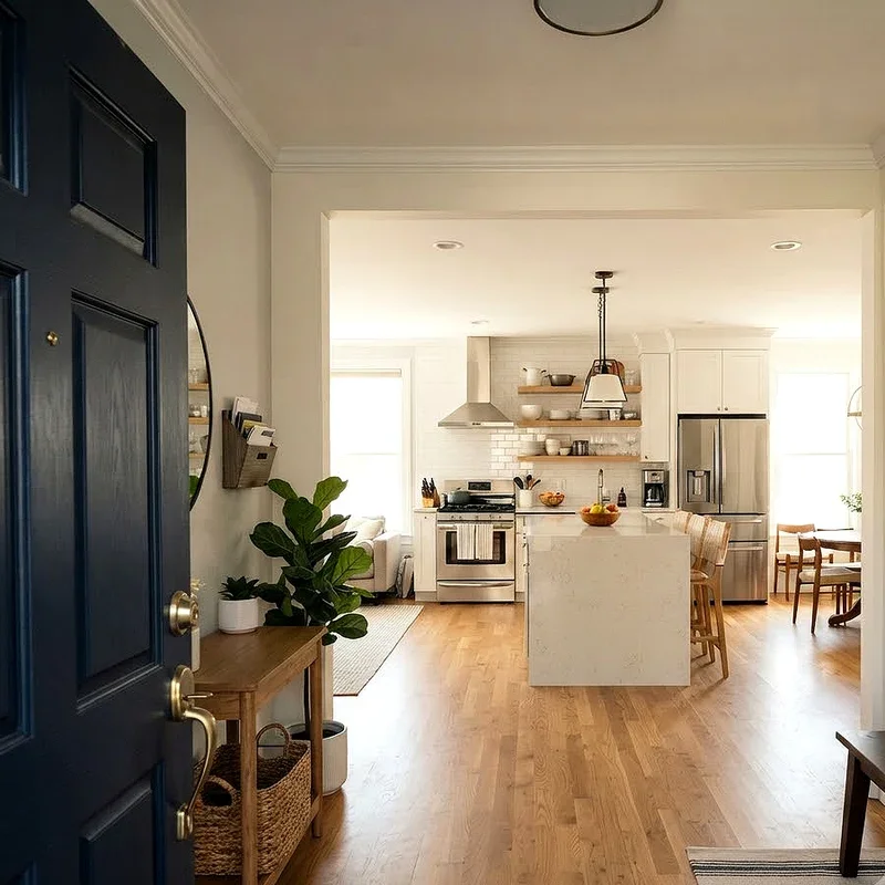 Front Door Into Kitchen Ideas