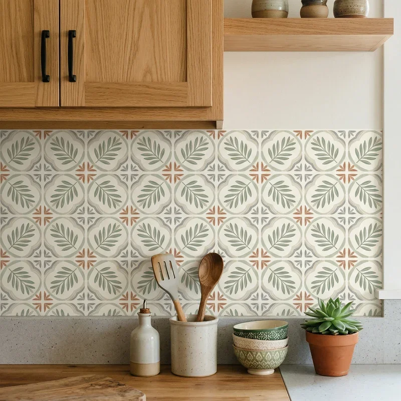 15 Wallpaper Backsplash Ideas for a Stylish Kitchen Look