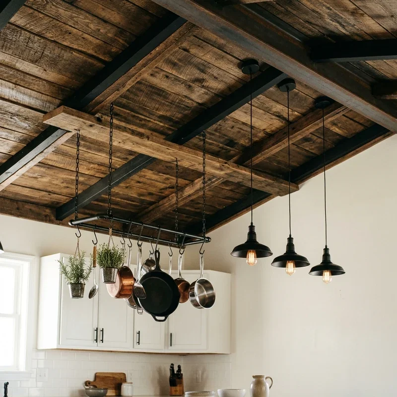 15 DIY Kitchen Ceiling Ideas for Stylish Home Updates