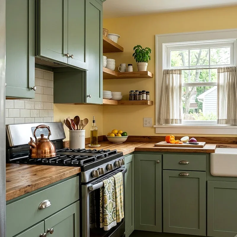 Green and Yellow Kitchen Ideas