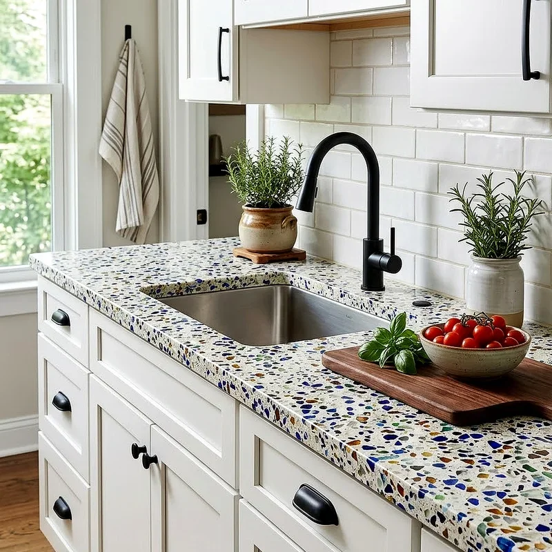 White Cabinet Countertop Ideas