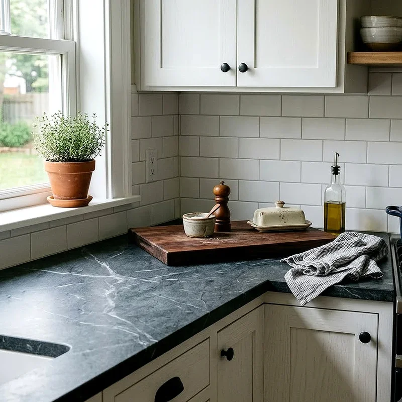 White Cabinet Countertop Ideas