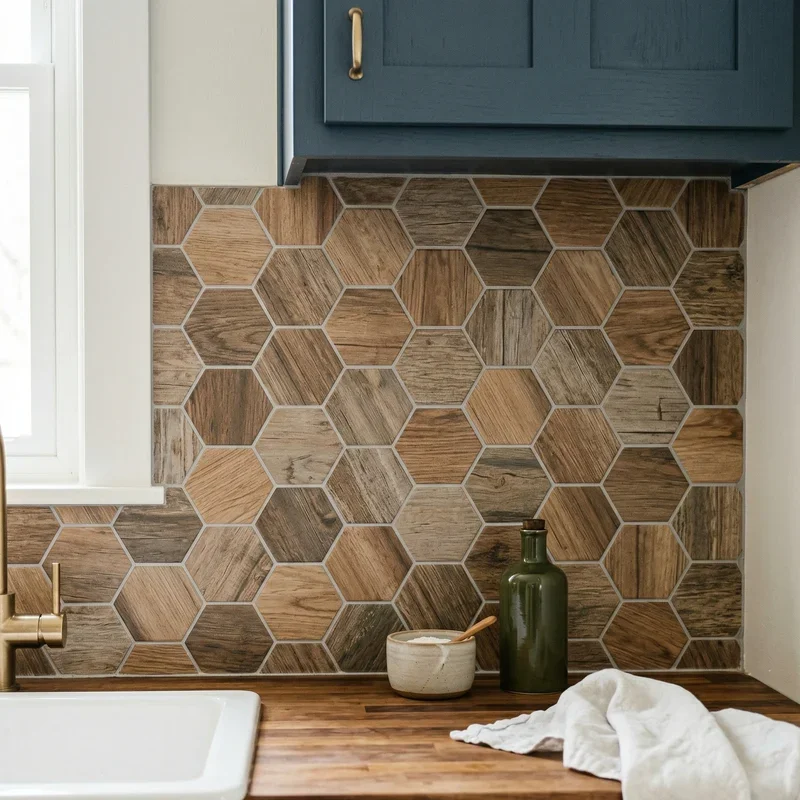 Hexagon Backsplash Ideas