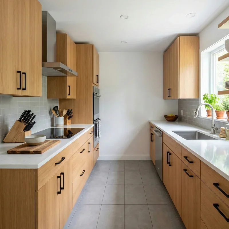 Square Kitchen Layout Ideas