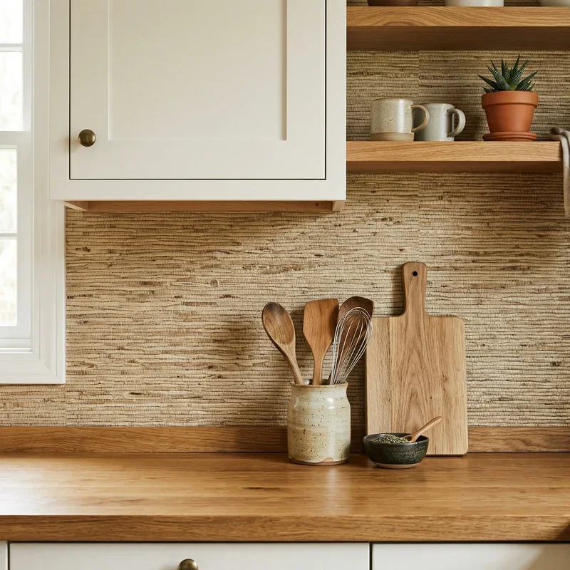 Wallpaper Backsplash Ideas