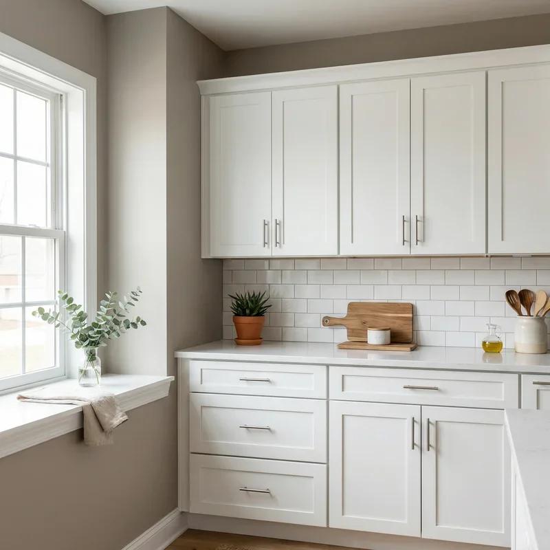 Kitchen Wall Color Ideas with White Cabinets