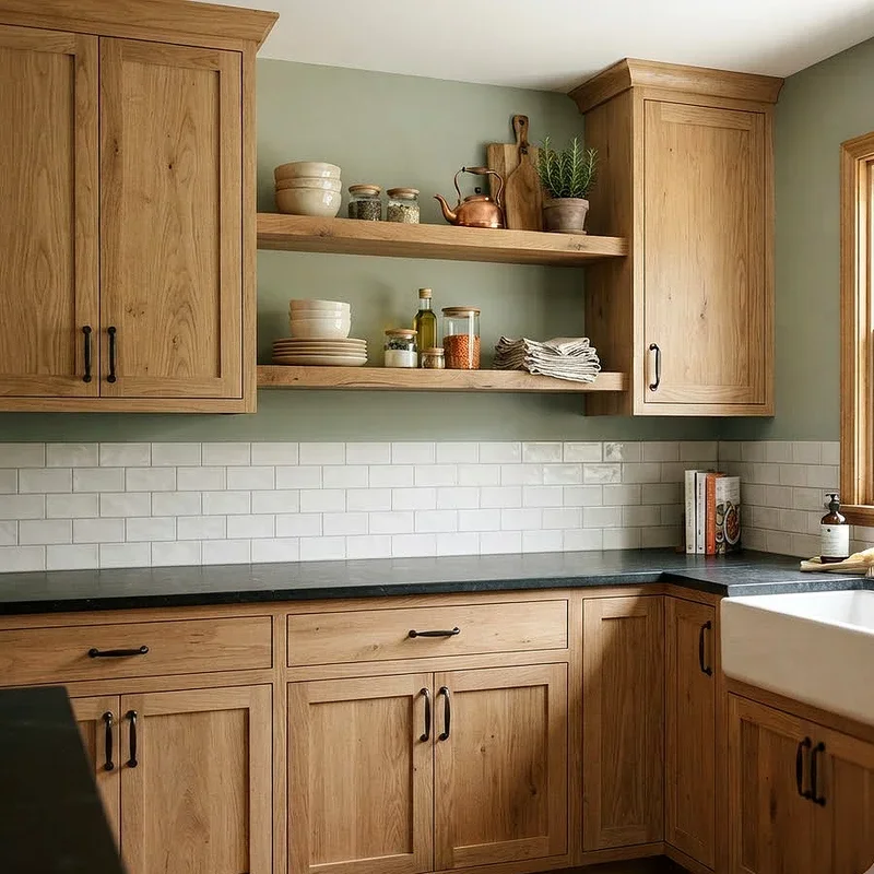 Kitchen Backsplash Ideas With Oak Cabinets