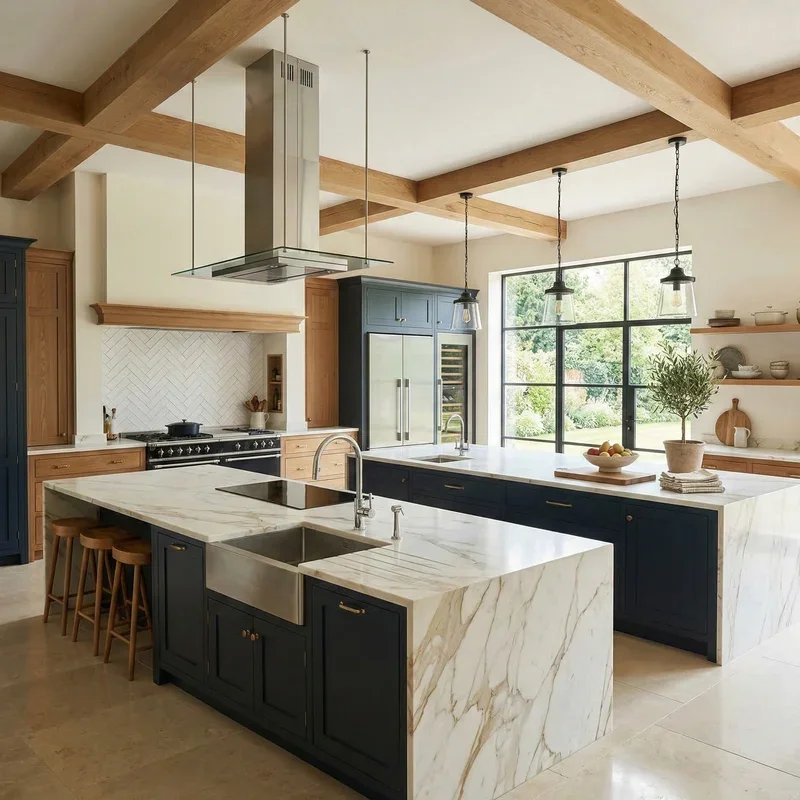 Square Kitchen Layout Ideas