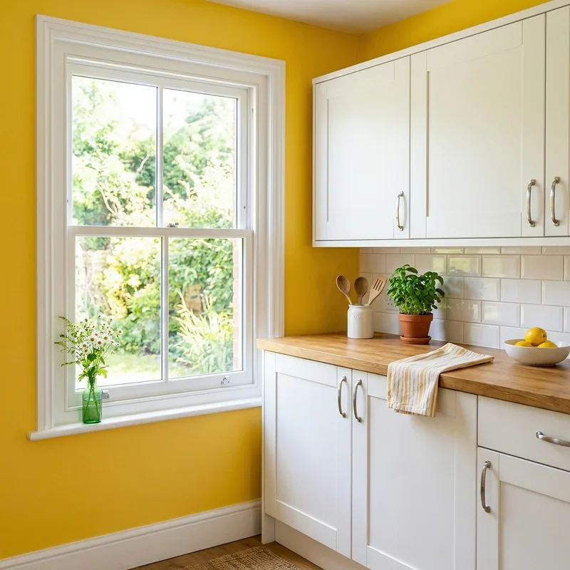 Kitchen Wall Color Ideas with White Cabinets