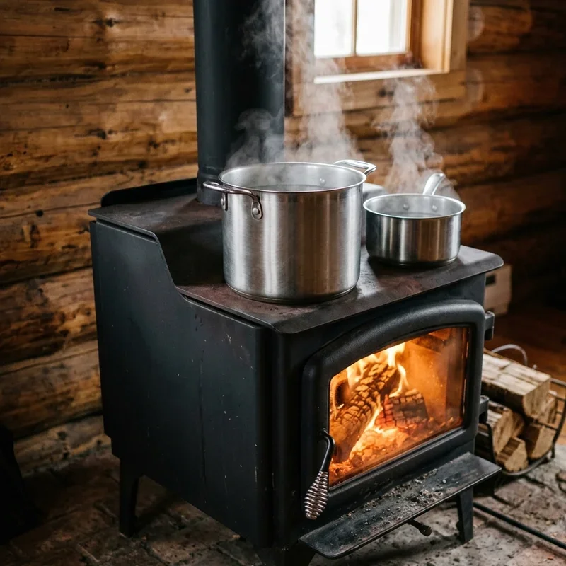 Wood Stove Humidifier Ideas