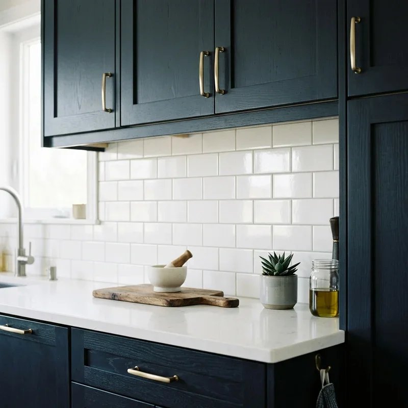 Kitchen Backsplash Ideas for Dark Cabinets