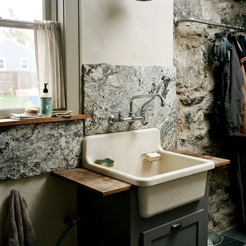 Utility Sink Backsplash Ideas