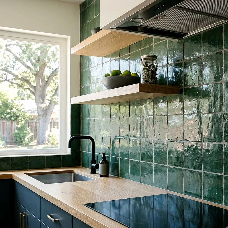 Large Tile Backsplash Ideas