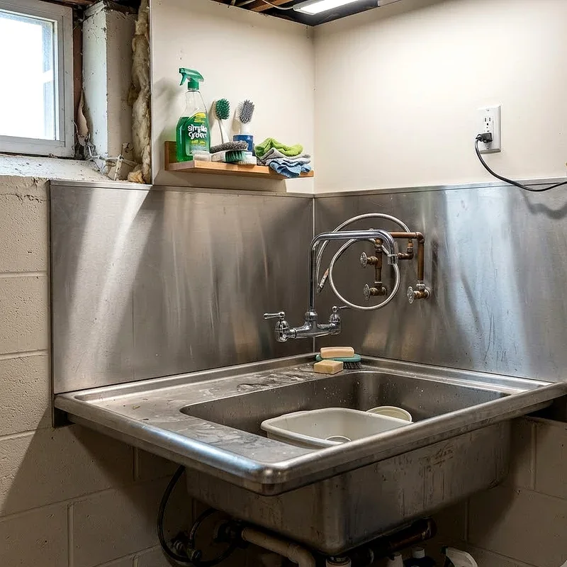 Utility Sink Backsplash Ideas