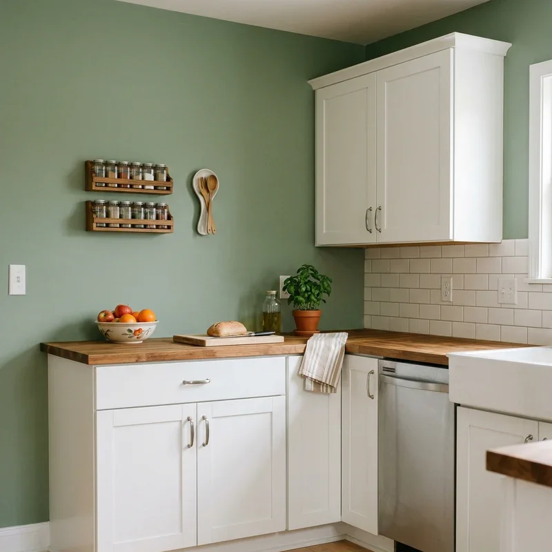 Kitchen Wall Color Ideas with White Cabinets