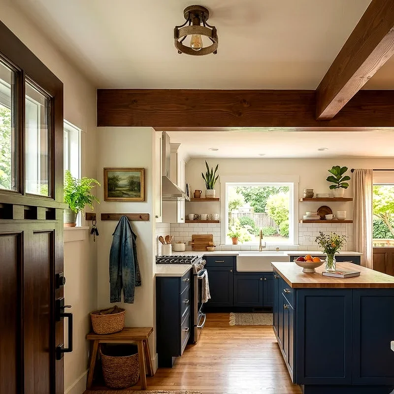 Front Door Into Kitchen Ideas