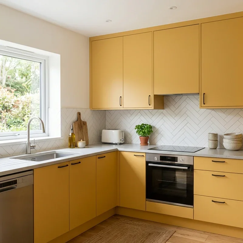 Yellow Kitchen Cabinets Ideas