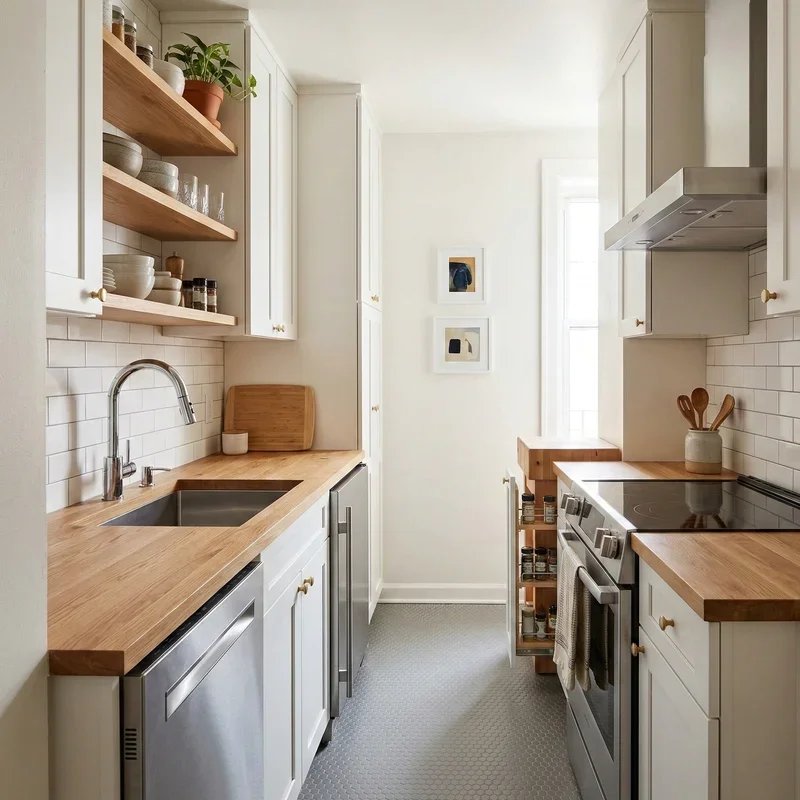 Tiny Galley Kitchen Ideas