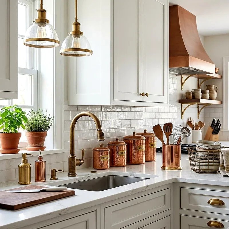 White Cabinet Countertop Ideas