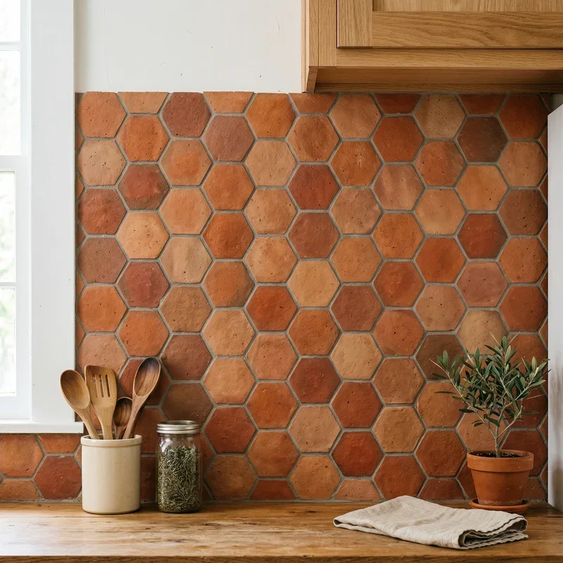 Hexagon Backsplash Ideas